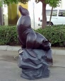 Seal bronze fountain